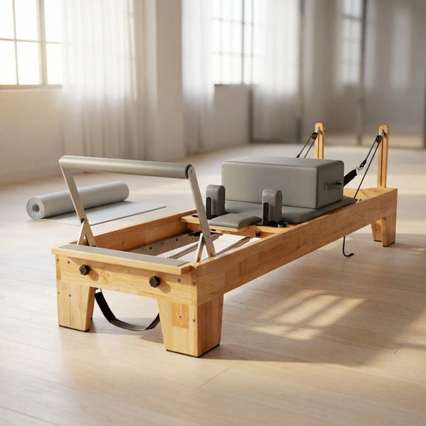 Wooden Pilates Reformer — Studio Shot
