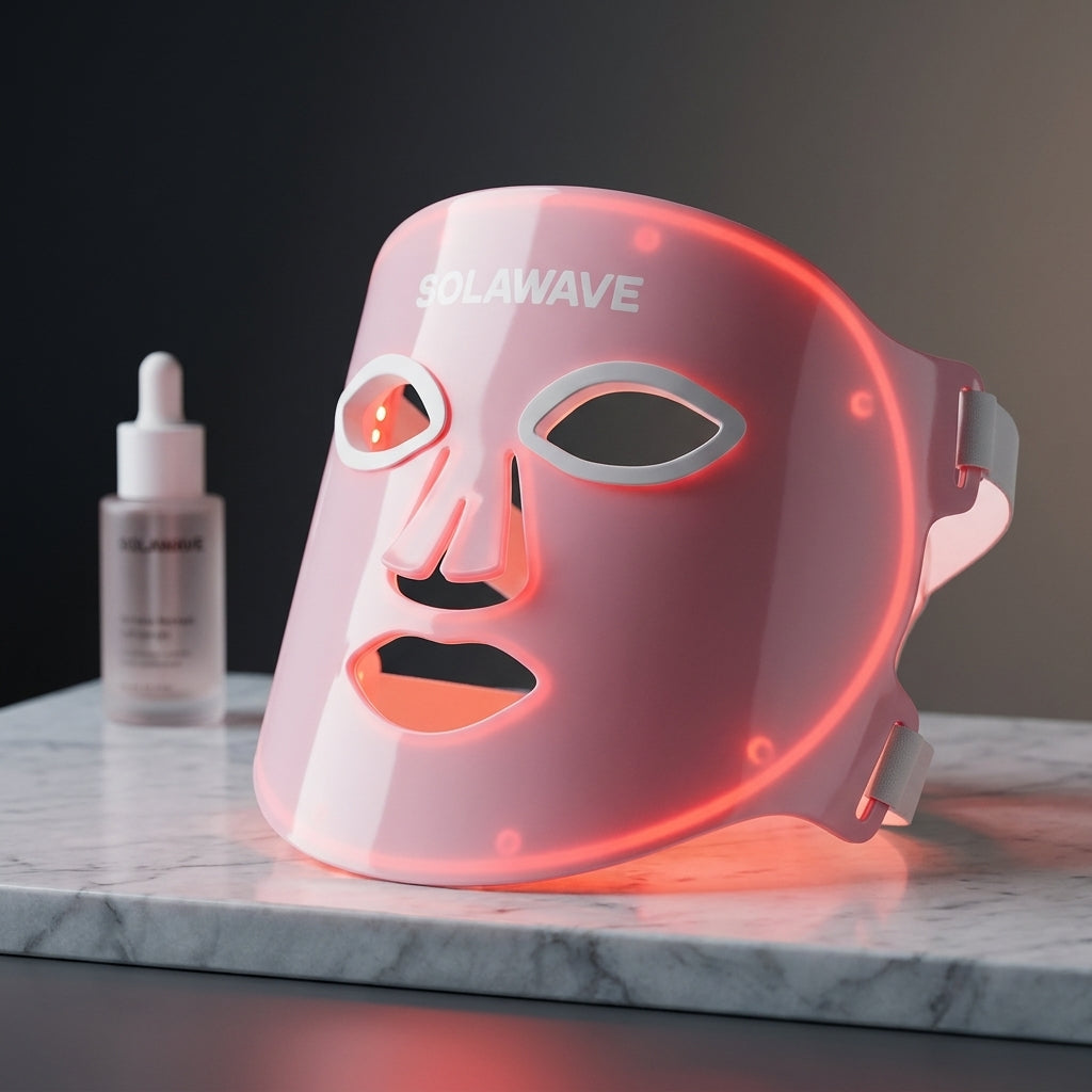 Wrinkle Retreat Pro Light Therapy Mask - LED Red Light Therapy Face Mask for Wrinkles & Anti-Aging, 3-Min Treatment, FDA Cleared — Studio Shot